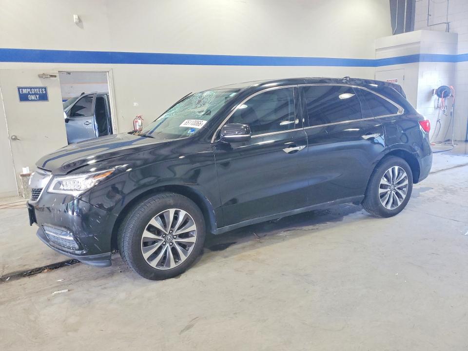 2016 Acura Mdx მანქანა იყიდება აუქციონზე, vin: 5FRYD4H40GB012780, აუქციონის ნომერი: 65110066