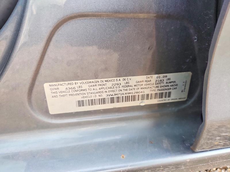 Продаж на аукціоні авто 2009 Volkswagen Jetta, vin: 3VWJM71K49M128041, номер лоту: 64149576