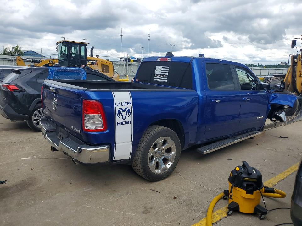 2019 Ram 1500 მანქანა იყიდება აუქციონზე, vin: 1C6SRFFT9KN837782, აუქციონის ნომერი: 65114536