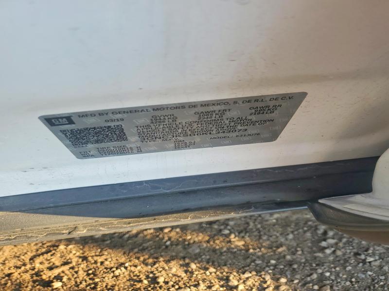 Aukcja sprzedaży 2019 Chevrolet Trax, vin: 3GNCJKSB6KL343073, numer aukcji: 63480416
