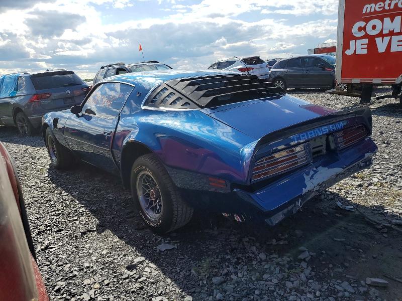 65267246 :رقم المزاد ، 2W87Z8N120623 vin ، 1978 Pontiac Trans Am مزاد بيع