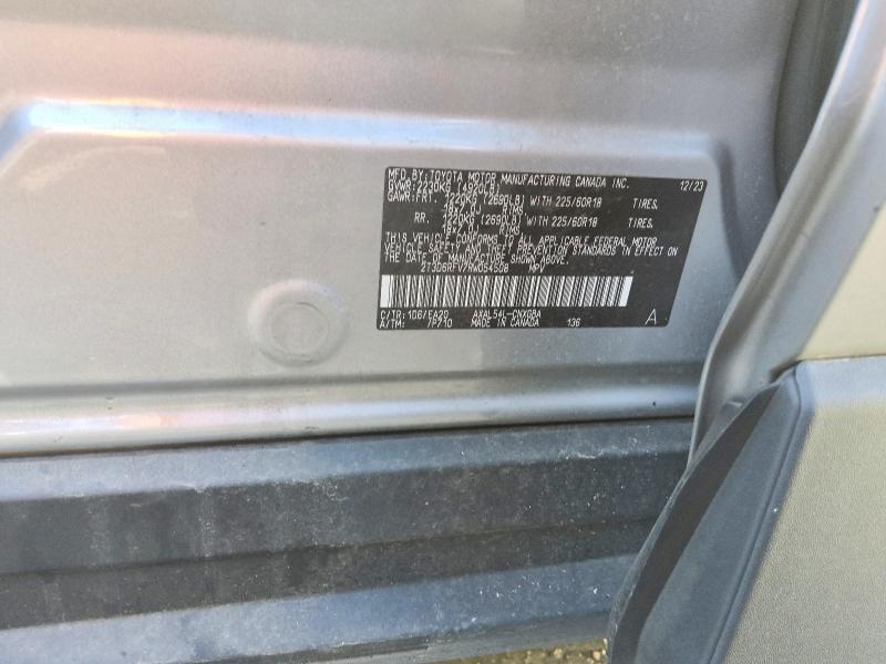 62705596 :رقم المزاد ، 2T3D6RFV7RW054508 vin ، 2024 Toyota Rav4 مزاد بيع