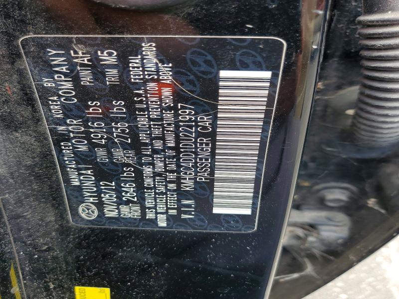 Продаж на аукціоні авто 2013 Hyundai Genesis, vin: KMHGC4DD1DU221997, номер лоту: 64518096