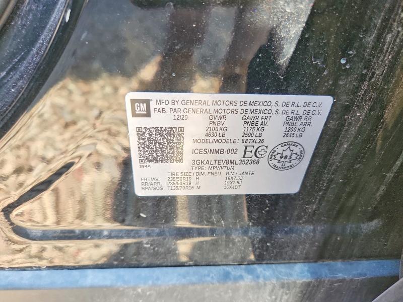 Aukcja sprzedaży 2021 Gmc Terrain, vin: 3GKALTEV8ML352368, numer aukcji: 63704616