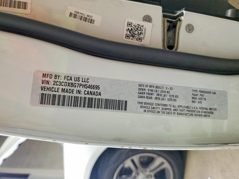 Продажа на аукционе авто 2023 Dodge Charger, vin: 2C3CDXBG7PH546695, номер лота: 64850566