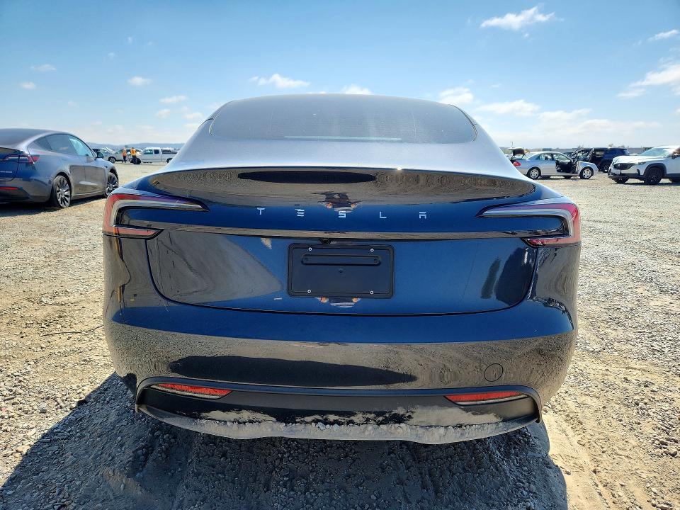 2025 Tesla Model 3 მანქანა იყიდება აუქციონზე, vin: 5YJ3E1EA2SF058508, აუქციონის ნომერი: 64512116