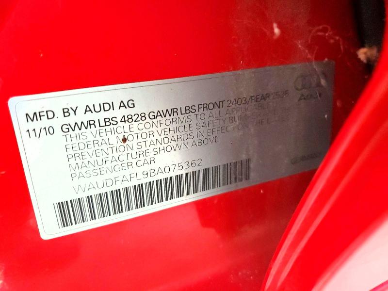 Продажа на аукционе авто 2011 Audi A4, vin: WAUDFAFL9BA075362, номер лота: 66275976