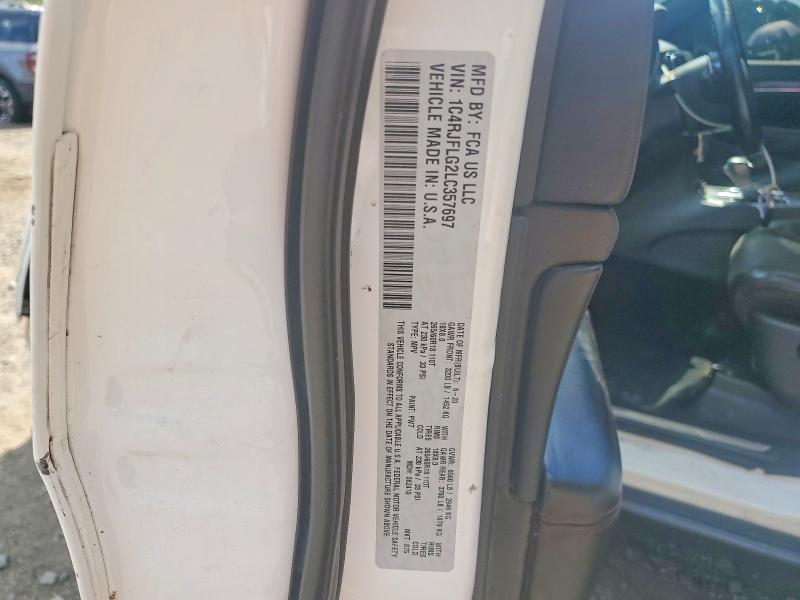 Продаж на аукціоні авто 2020 Jeep Grand Cherokee, vin: 1C4RJFLG2LC357697, номер лоту: 65988256