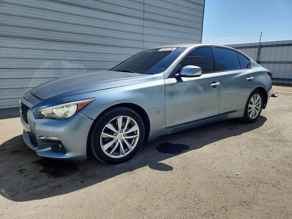 64251736 :رقم المزاد ، JN1BV7APXFM344227 vin ، 2015 Infiniti Q50 مزاد بيع