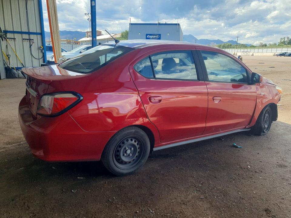 2021 Mitsubishi Mirage მანქანა იყიდება აუქციონზე, vin: ML32FUFJ6MHF01115, აუქციონის ნომერი: 65739586