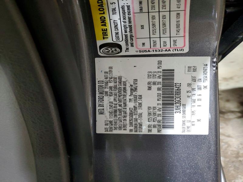 Продаж на аукціоні авто 2012 Lincoln Mkz, vin: 3LNHL2GC3CR806422, номер лоту: 64215916