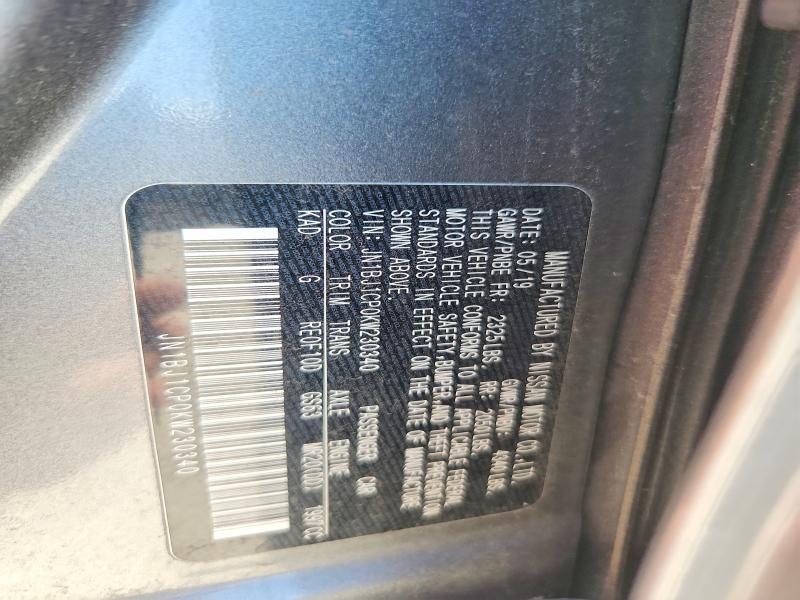 64285766 :رقم المزاد ، JN1BJ1CP0KW230340 vin ، 2019 Nissan Rogue Sport مزاد بيع