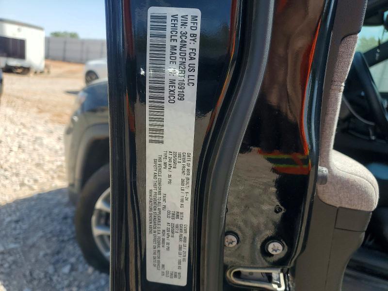 2024 Jeep Compass მანქანა იყიდება აუქციონზე, vin: 3C4NJDFN2RT169109, აუქციონის ნომერი: 65743196