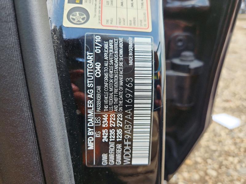 2010 Mercedes-benz E მანქანა იყიდება აუქციონზე, vin: WDDHF9AB7AA169763, აუქციონის ნომერი: 64996906