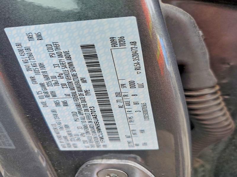 Auction sale of the 2025 Ford Escape, vin: 1FMCU9MN9SUA87013, lot number: 64559086