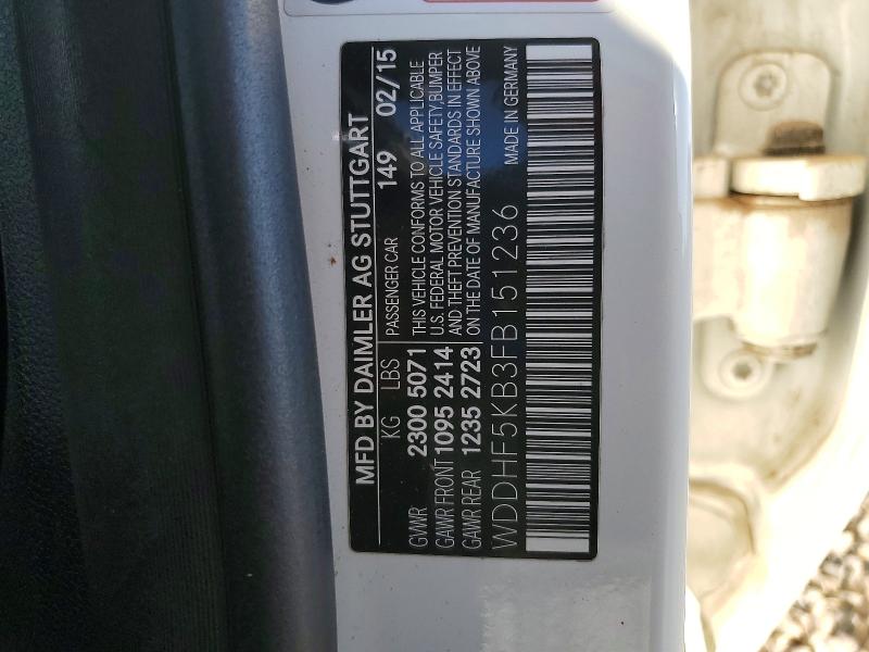 Aukcja sprzedaży 2015 Mercedes-benz E, vin: WDDHF5KB3FB151236, numer aukcji: 66137286
