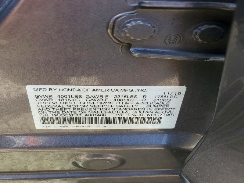 Продажа на аукционе авто 2020 Acura Ilx, vin: 19UDE2F30LA001486, номер лота: 67039536