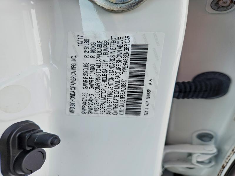2018 Acura Tlx მანქანა იყიდება აუქციონზე, vin: 19UUB1F53JA008627, აუქციონის ნომერი: 63146356
