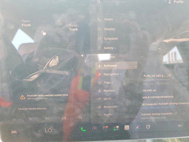 Aukcja sprzedaży 2025 Tesla Model 3, vin: 5YJ3E1EBXSF995454, numer aukcji: 63752636