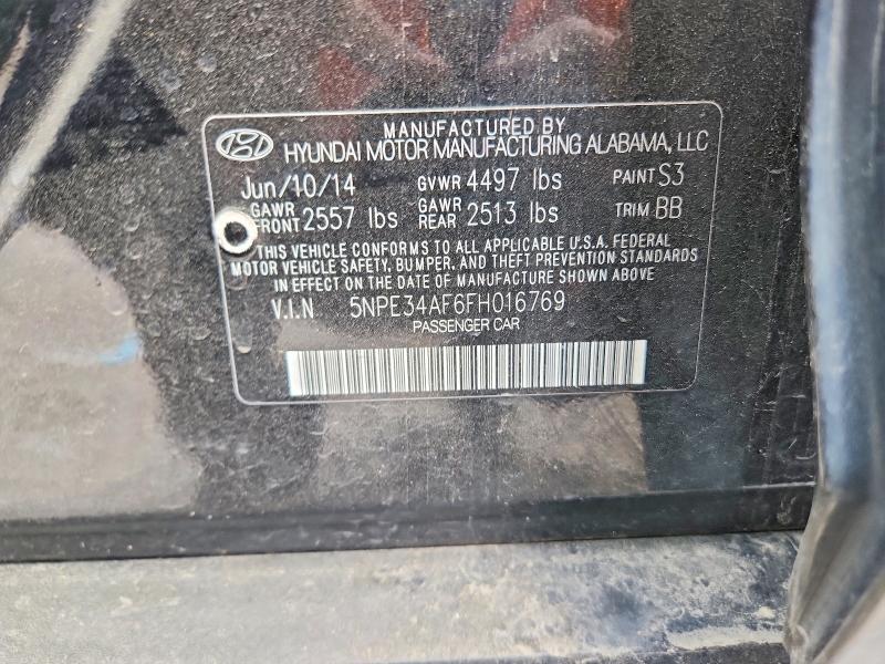 Продаж на аукціоні авто 2015 Hyundai Sonata, vin: 5NPE34AF6FH016769, номер лоту: 65318786