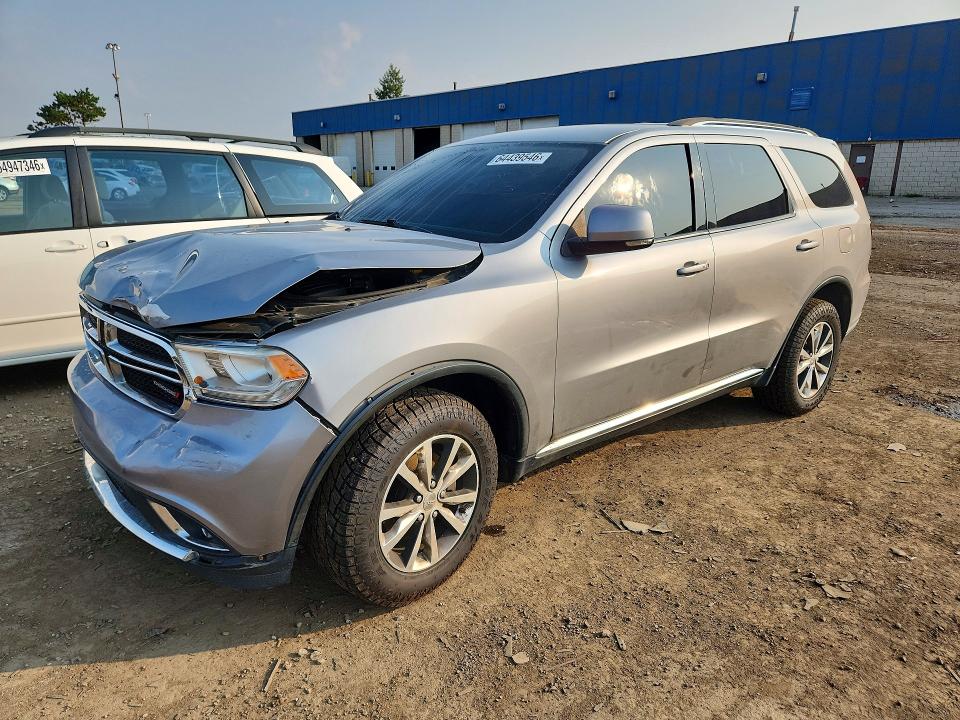 2016 Dodge Durango მანქანა იყიდება აუქციონზე, vin: 1C4RDJDG4GC449232, აუქციონის ნომერი: 64439546