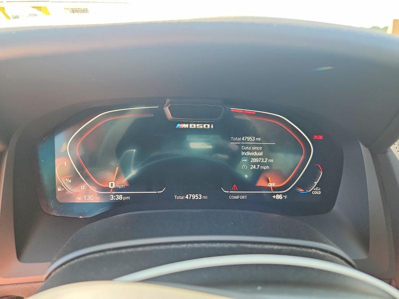 Aukcja sprzedaży 2021 Bmw M850xi, vin: WBABC4C09MCF23363, numer aukcji: 65934916