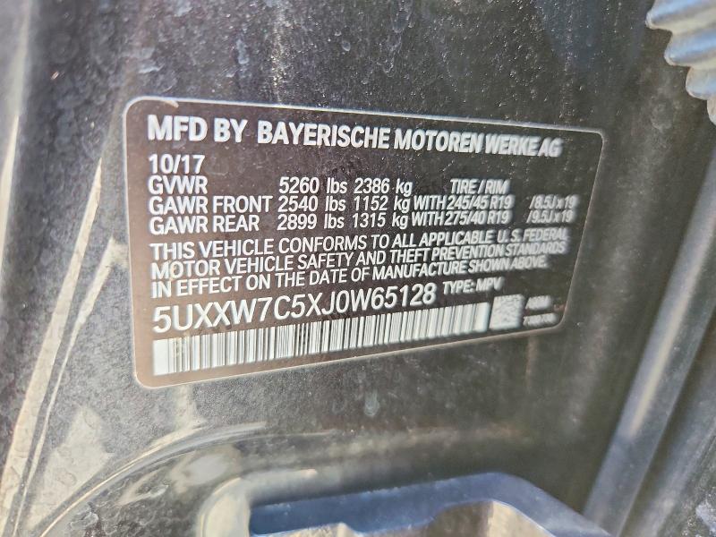 Aukcja sprzedaży 2018 Bmw X4, vin: 5UXXW7C5XJ0W65128, numer aukcji: 64680706
