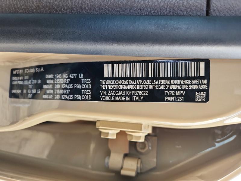 Aukcja sprzedaży 2015 Jeep Renegade, vin: ZACCJABT0FPB76022, numer aukcji: 64145146