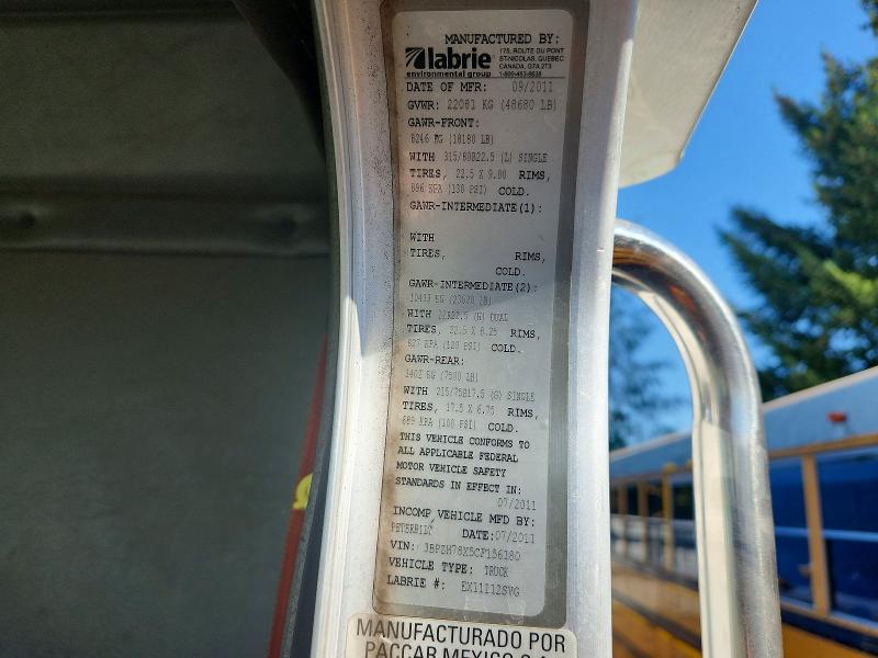 2012 Peterbilt 320 მანქანა იყიდება აუქციონზე, vin: 3BPZH78X5CF156180, აუქციონის ნომერი: 65525876