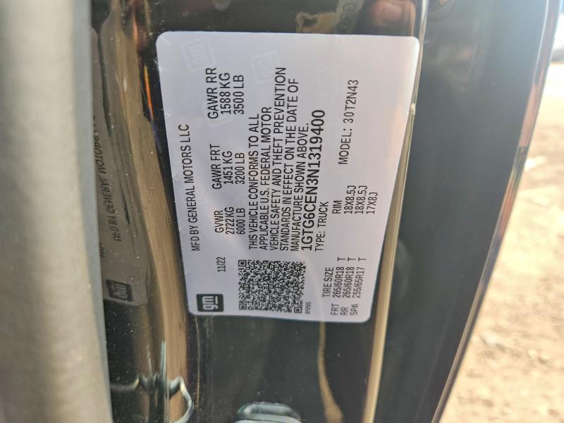 Продаж на аукціоні авто 2022 Gmc Canyon, vin: 1GTG6CEN3N1319400, номер лоту: 64740256