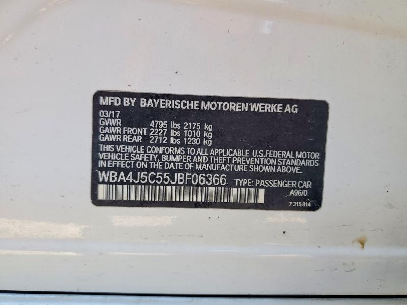 Продажа на аукционе авто 2018 Bmw 440i, vin: WBA4J5C55JBF06366, номер лота: 66274626