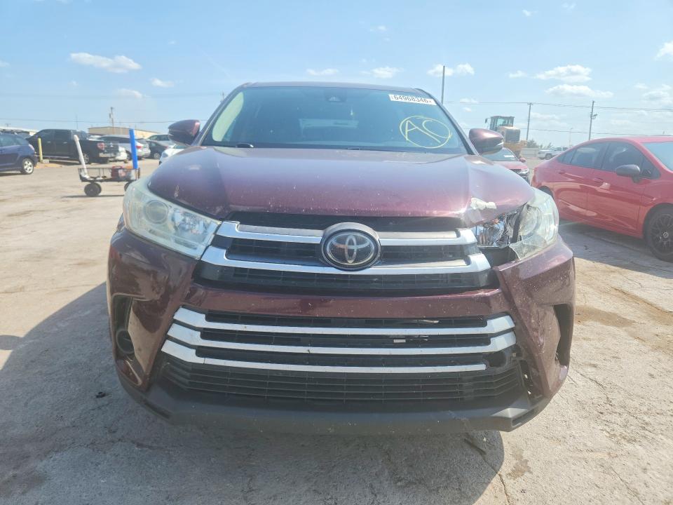 Продаж на аукціоні авто 2018 Toyota Highlander, vin: 5TDZZRFH1JS251204, номер лоту: 64968346