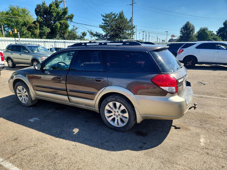 2008 Subaru Outback მანქანა იყიდება აუქციონზე, vin: 4S4BP62C987342396, აუქციონის ნომერი: 65838816