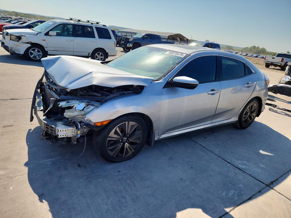 66970476 :رقم المزاد ، SHHFK7H55JU234150 vin ، 2018 Honda Civic مزاد بيع