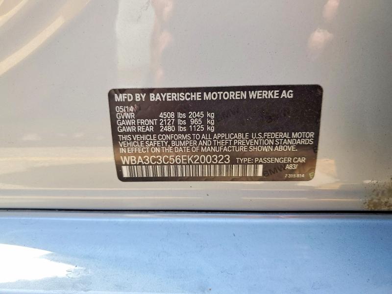 Продаж на аукціоні авто 2014 Bmw 320, vin: WBA3C3C56EK200323, номер лоту: 67076106