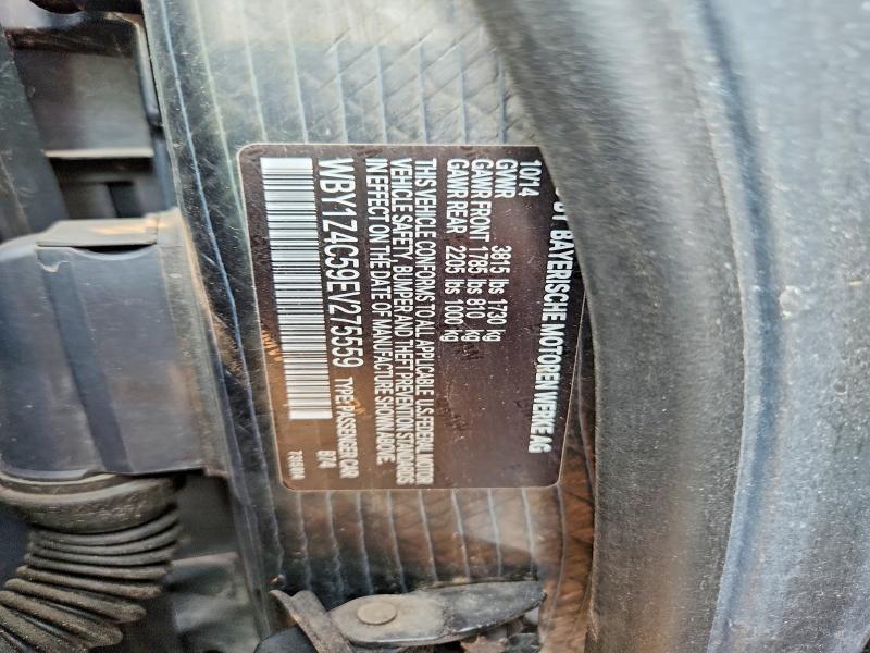Продаж на аукціоні авто 2014 Bmw I3, vin: WBY1Z4C59EV275559, номер лоту: 63737966