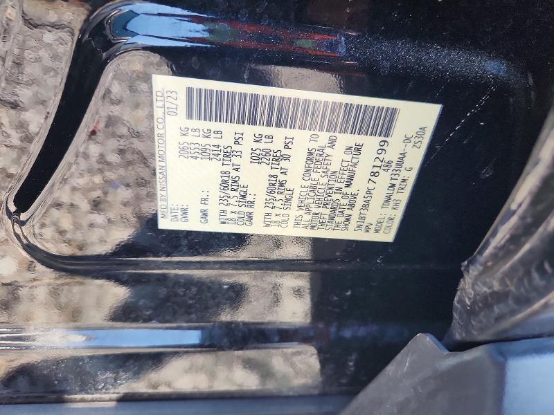 65296786 :رقم المزاد ، 5N1BT3BA5PC781299 vin ، 2023 Nissan Rogue مزاد بيع