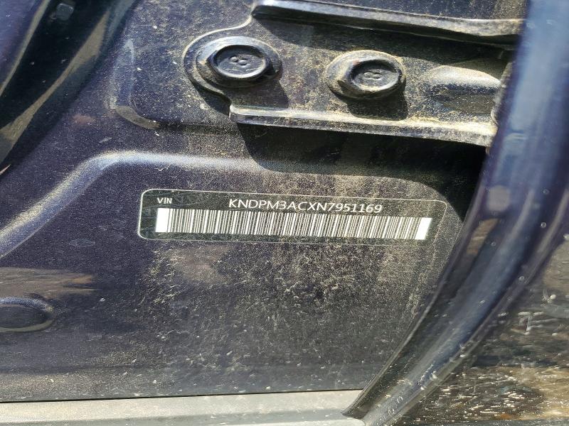 64509076 :رقم المزاد ، KNDPM3ACXN7951169 vin ، 2022 Kia Sportage مزاد بيع