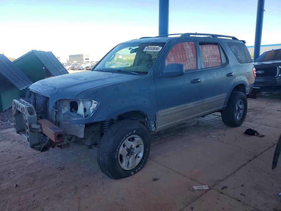 2002 Toyota Sequoia მანქანა იყიდება აუქციონზე, vin: 5TDBT48A22S060477, აუქციონის ნომერი: 65553656