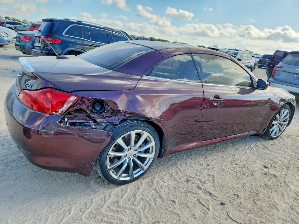 64939176 :رقم المزاد ، JNKCV66E19M724983 vin ، 2009 Infiniti G37 Convertible مزاد بيع