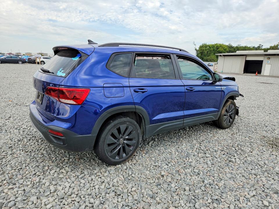 2022 Volkswagen Taos მანქანა იყიდება აუქციონზე, vin: 3VVDX7B28NM022757, აუქციონის ნომერი: 65801656