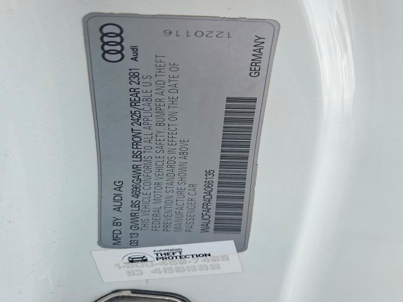 Продаж на аукціоні авто 2013 Audi A5, vin: WAUCFAFR4DA066135, номер лоту: 66803676
