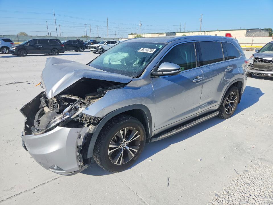 2016 Toyota Highlander მანქანა იყიდება აუქციონზე, vin: 5TDKKRFH4GS164654, აუქციონის ნომერი: 65203756