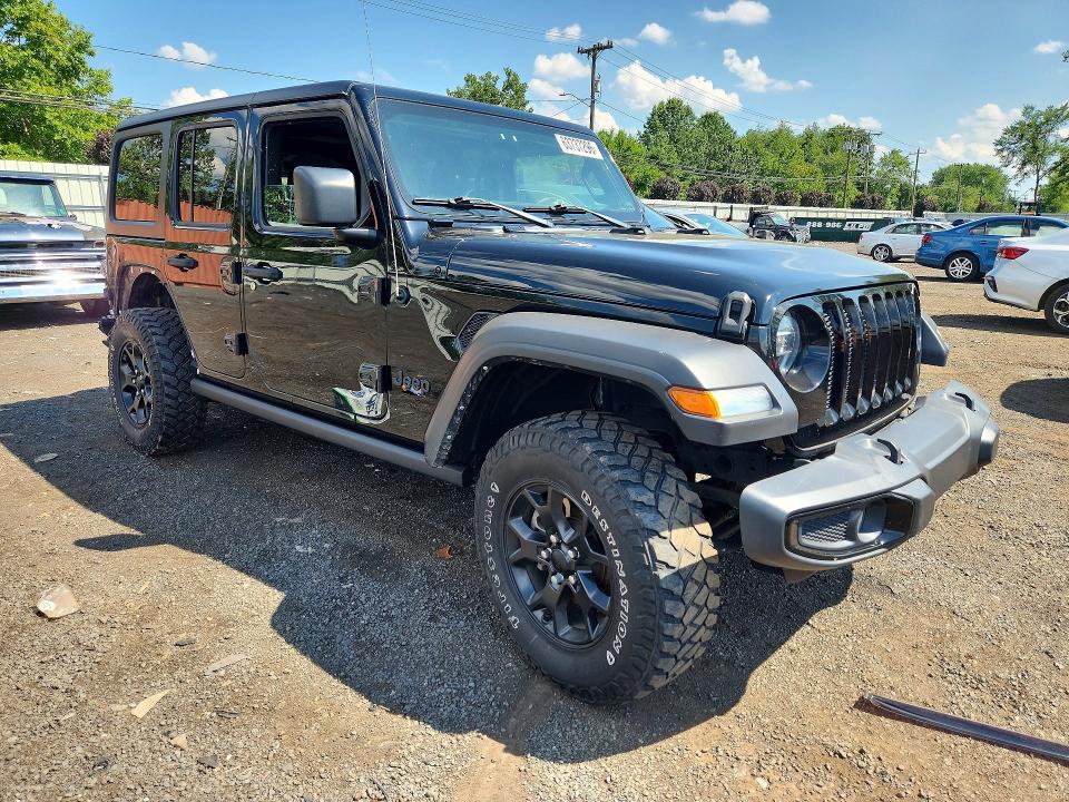Продажа на аукционе авто 2022 Jeep Wrangler Unlimited, vin: 1C4HJXDG3NW139284, номер лота: 63737296