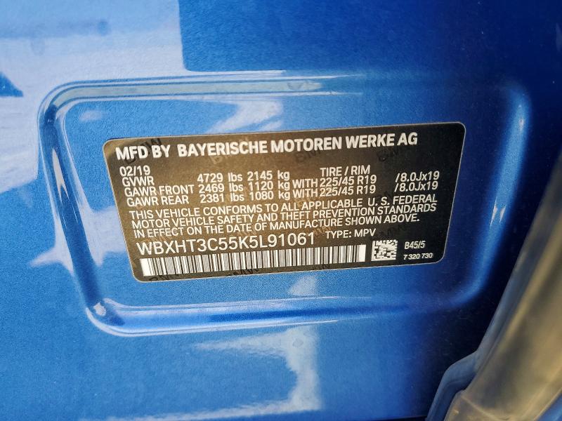 Aukcja sprzedaży 2019 Bmw X1, vin: WBXHT3C55K5L91061, numer aukcji: 65184346