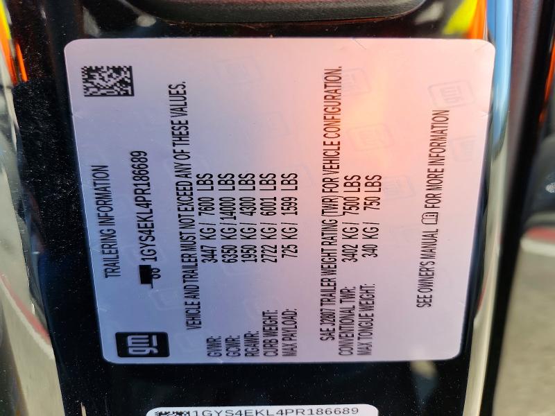Aukcja sprzedaży 2023 Cadillac Escalade, vin: 1GYS4EKL4PR186689, numer aukcji: 64618786