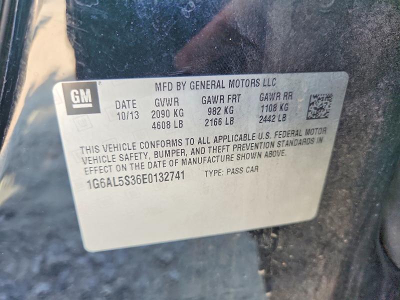 66234376 :رقم المزاد ، 1G6AL5S36E0132741 vin ، 2014 Cadillac Ats مزاد بيع