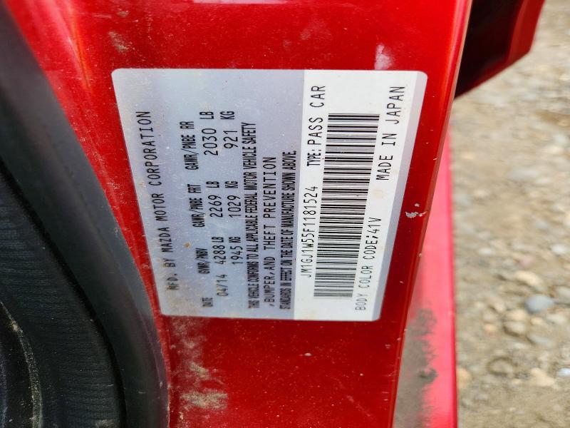 Продаж на аукціоні авто 2015 Mazda 6, vin: JM1GJ1W55F1181524, номер лоту: 65855756