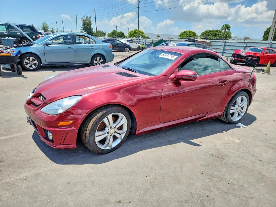 2011 Mercedes-benz Slk მანქანა იყიდება აუქციონზე, vin: WDBWK5EA0BF238447, აუქციონის ნომერი: 64984076