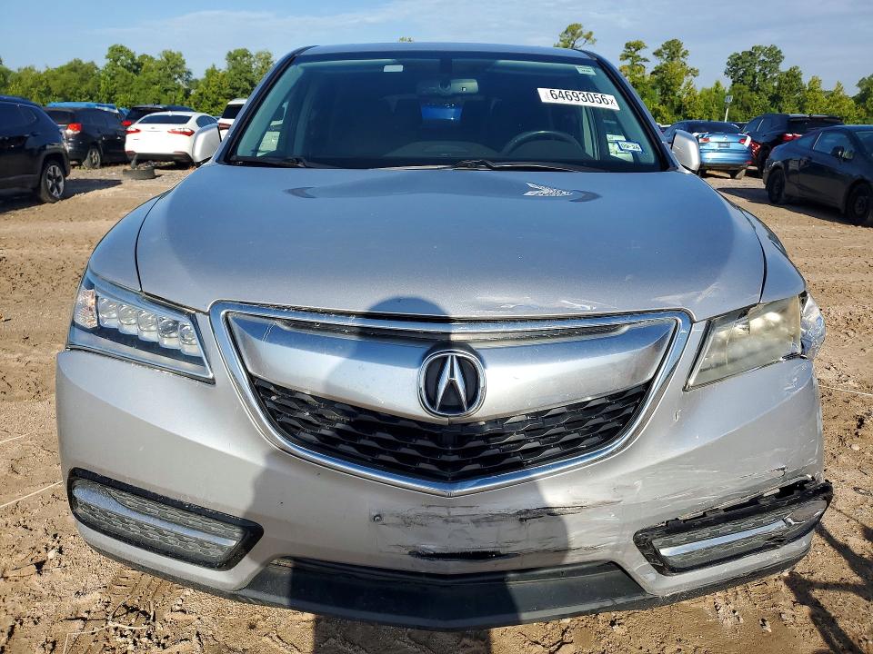 64693056 :رقم المزاد ، 5FRYD4H20FB030158 vin ، 2015 Acura Mdx مزاد بيع